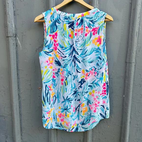 Lilly Pulitzer Stacey Sleeveless Blouse, size Small - Picture 9 of 10